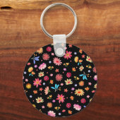 Porte-clés Modèle floral lunaire (Recto)