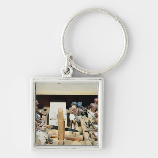 Porte-clés Modèle funéraire d'un atelier de menuiserie (Devant)