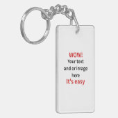 Porte-clés Modèle personnalisable (Devant gauche)