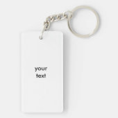 Porte-clés Modèle personnalisable (Dos)
