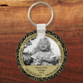 Porte-clés Modèle photo : 100e anniversaire Centenaire Or (Recto)