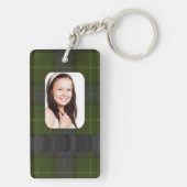 Porte-clés Modèle photo californien tartan plaid (Dos)