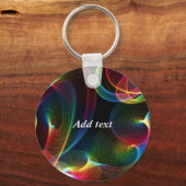 Porte-clés modèle porte - clé Abstrait Swirls. (Recto)