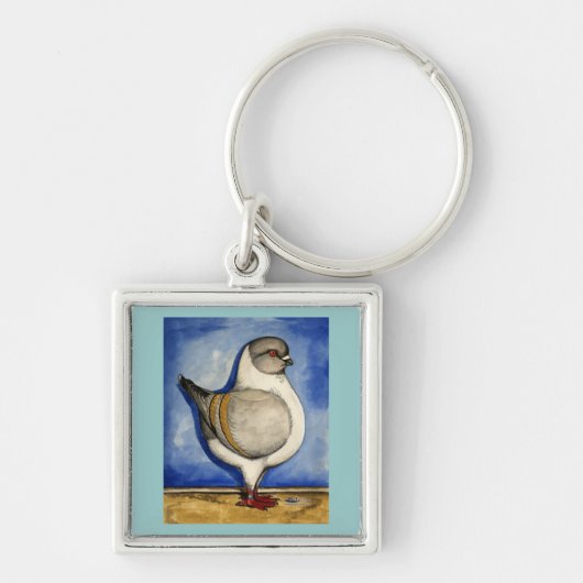 Porte-clés Modena Silver Gazzi Pigeon (Devant)