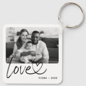 Porte-clés Modern 2 Photo Love (Dos)