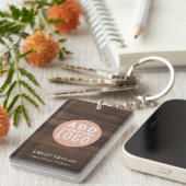 Porte-clés Modern Business Logo Company Employee (Devant droit)