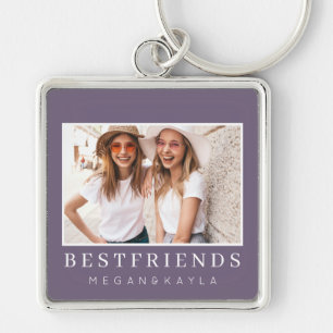 Porte-clés Modern Chic Best Friends BFF Photo