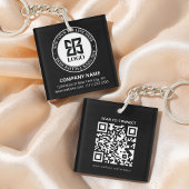 Porte-clés Modern Custom Logo QR Code Business Promotional