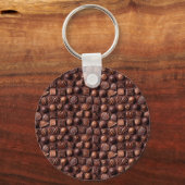 Porte-clés Modern Funny Sweet Brown Dessert for Chocoholic (Recto)