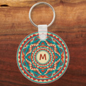 Porte-clés Modern Southwest Mandala (Verso)