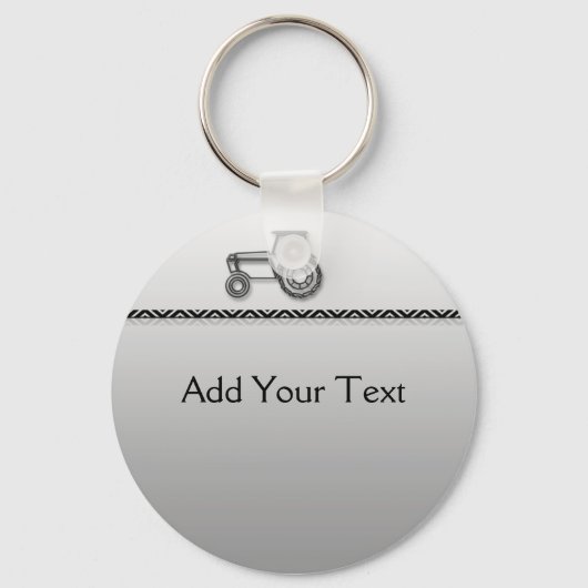 Porte-clés Modern Steel Tractor Keychain (Recto)