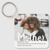 Porte-clés Moderne | Définition De Photo Mère (Recto)