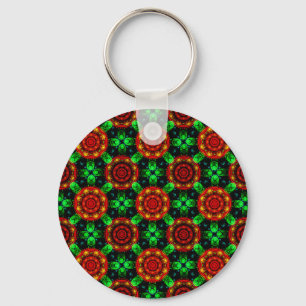 Porte-clés Moderne Florale Bohème Élégant Motif Abstrait #504