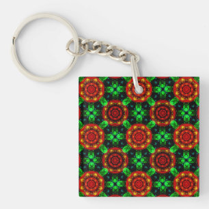 Porte-clés Moderne Florale Élégante Abstrait Bohème Motif #50