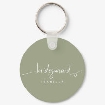 Moderne Minimaliste Demoiselle d'Honneur Script Ve
