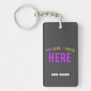 PORTE-CLÉS MODERNE MODERNE PERSONNALISABLE GRAY VÉRIFIÉ