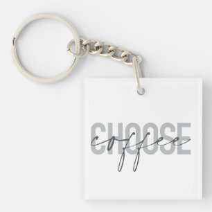 Porte-clés Moderne, simple, cool, design urbain Choisir Café