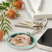 Porte-clés Moderne Simple Jouer Élégant Chic Paw Pet Photo (Devant droit)