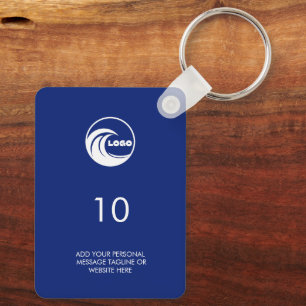 Porte-clés Modernité Numéro de chambre Logo Hôtell