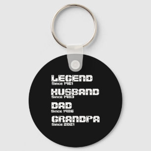 Porte-clés Modifier Légende Mari Papa Grand-père Tout Détail
