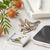 Porte-clés Module d'Apollo 11 Eagle décollant de la lune (Côté)