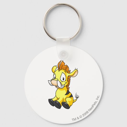 Porte-clés Moehog jaune (Recto)