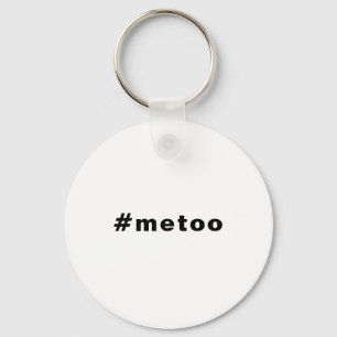 Porte-clés moi aussi, #metoo, orgueil Blanc noir