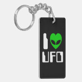 Porte-clés Moi Cœur Alien UFO (Devant gauche)