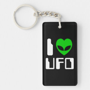 Porte-clés Moi Cœur Alien UFO