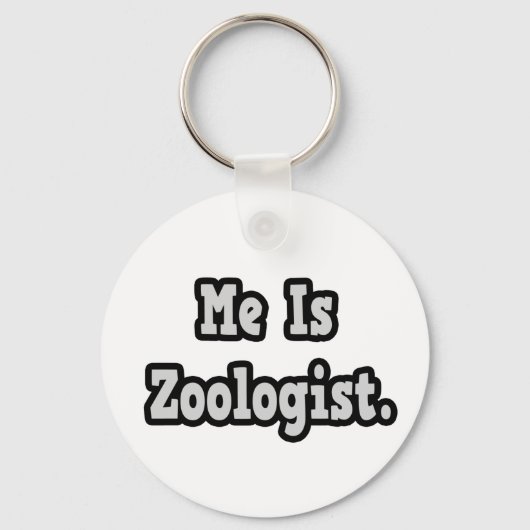 Porte-clés Moi, Zoologiste (Recto)