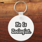 Porte-clés Moi, Zoologiste (Recto)