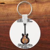 Porte-clés Moins c'est plus, sauf quand il s'agit de jouer de (Recto)