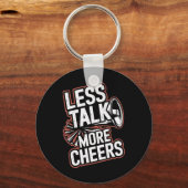 Porte-clés Moins de paroles Plus de acclamations Cheerleading (Recto)