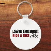 Porte-clés Moins Émissions Ride A Vélo (Recto)