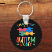 Porte-clés Mois de la sensibilisation sur l'autisme mondiale  (Recto)