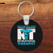 Porte-clés Mois de la thérapie récréative (Verso)