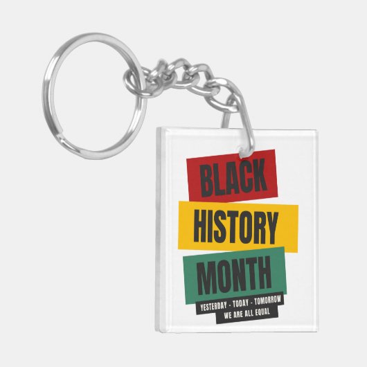 Porte-clés Mois de l'histoire des Noirs (Devant gauche)