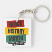 Porte-clés Mois de l'histoire des Noirs (Dos)