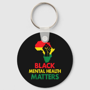 Porte-clés Mois de l'histoire des Noirs Carte africaine Menta
