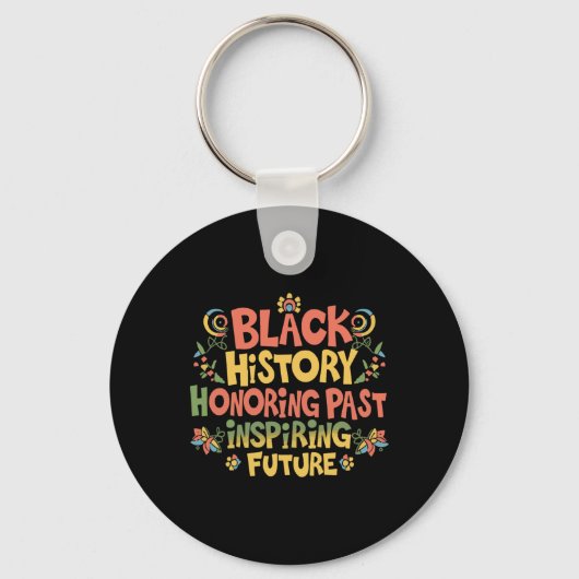 Porte-clés Mois de l'histoire des Noirs Fierté (Recto)