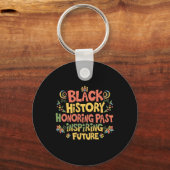 Porte-clés Mois de l'histoire des Noirs Fierté (Recto)