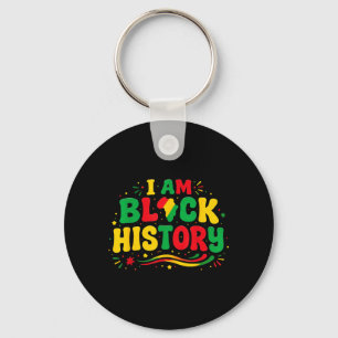 Porte-clés Mois de l'histoire des Noirs fierté afro-américain