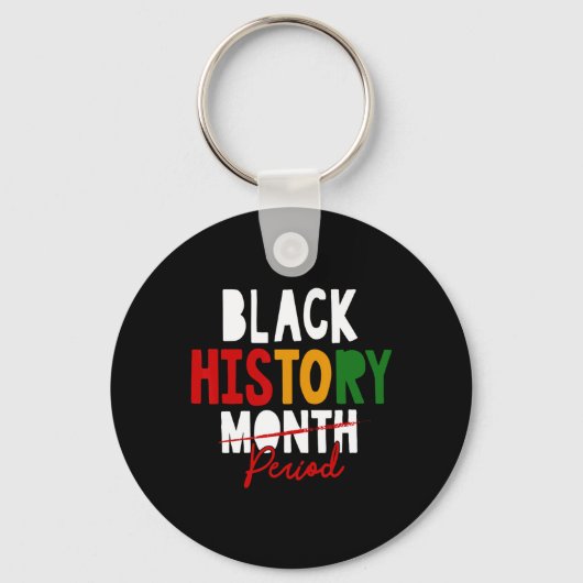 Porte-clés Mois de l'histoire des Noirs Période de l'histoire (Recto)