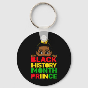 Porte-clés Mois de l'histoire des Noirs Prince Africain Mélan