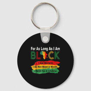 Porte-clés Mois de l'histoire des Noirs tant que je suis fier