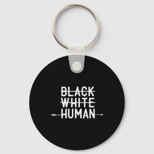 Porte-clés Mois de l'histoire noire Noir Blanc Humain Africai