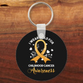 Porte-clés Mois de sensibilisation à la lutte contre le cance (Recto)