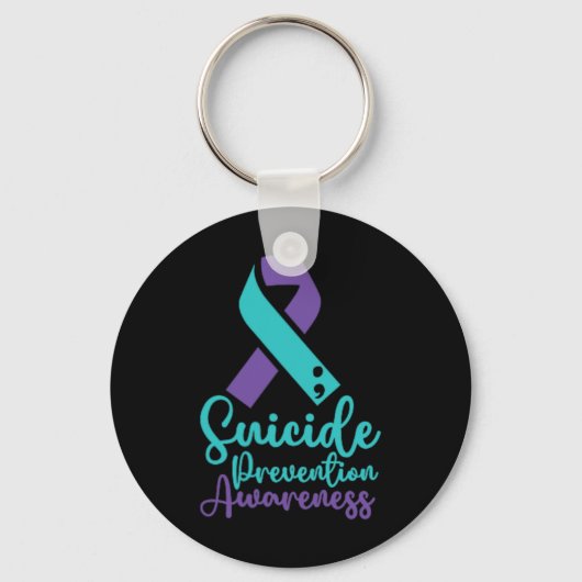 Porte-clés Mois de sensibilisation à la prévention du suicide (Recto)
