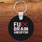 Porte-clés Mois de sensibilisation à l'neurysme cérébral sarc (Recto)