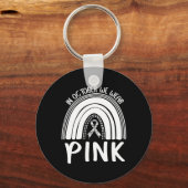 Porte-clés Mois de sensibilisation au cancer (Recto)